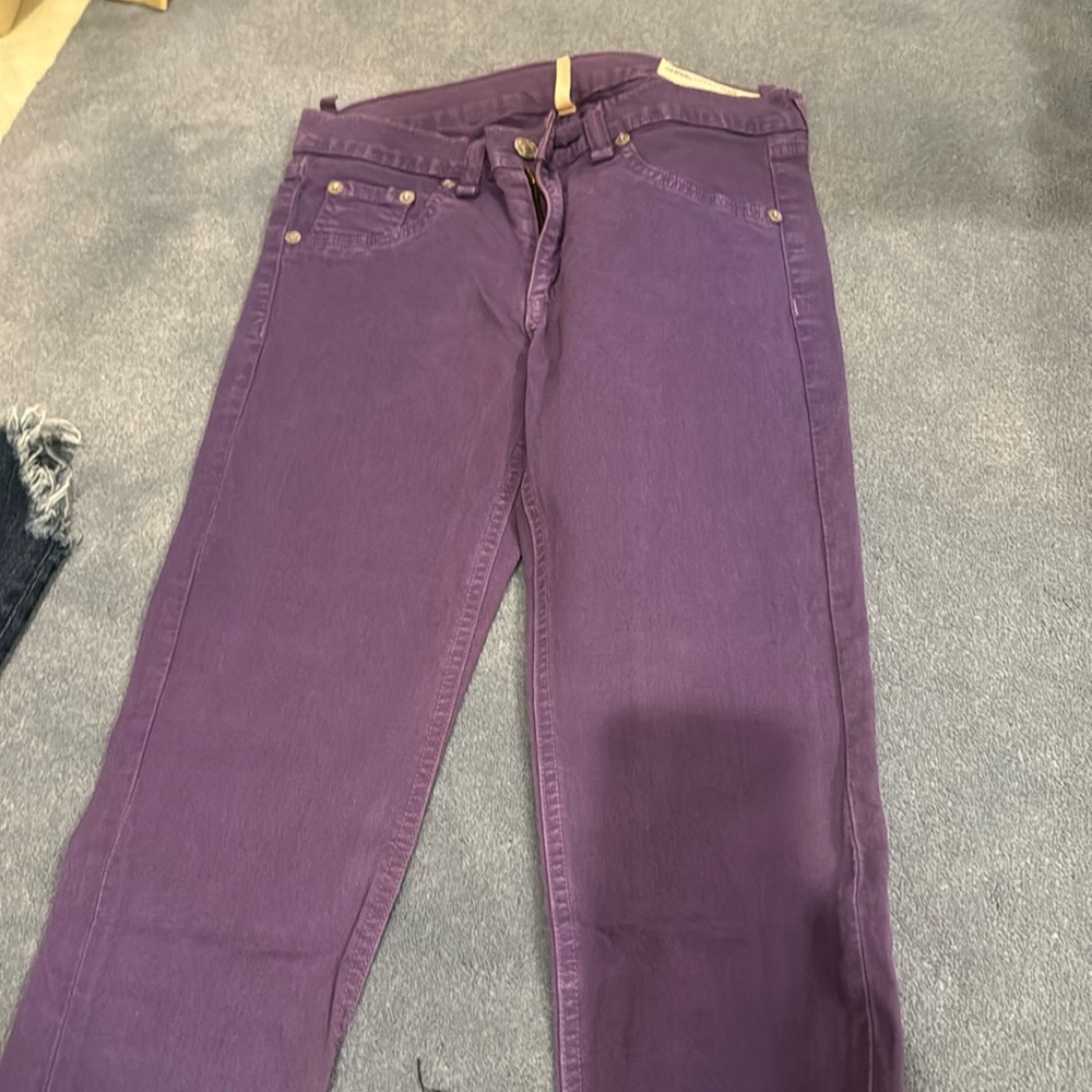 Rag’n’Bone made for intermix purple skinny jeans